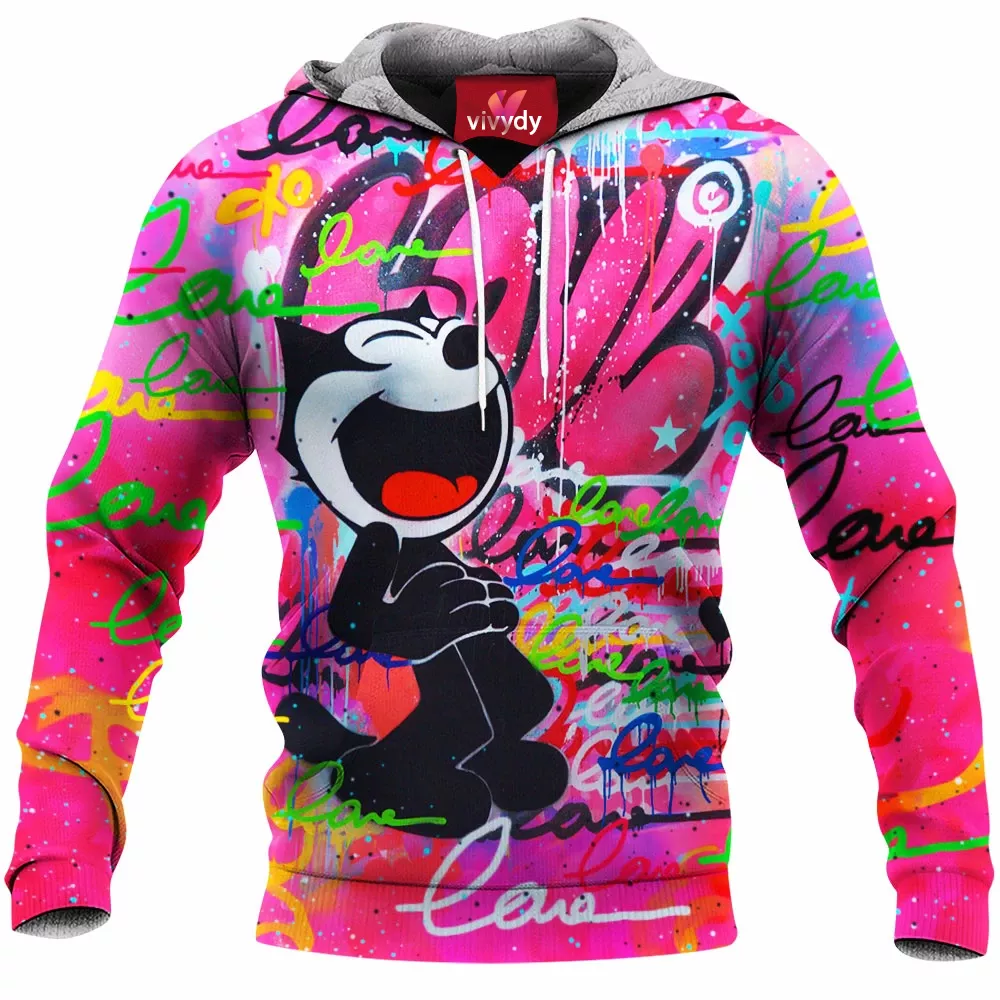 Felix The Cat,Meow Hoodie