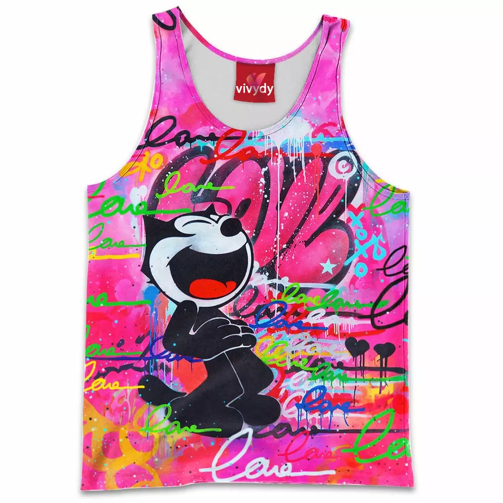 Felix The Cat,Meow Tank Top