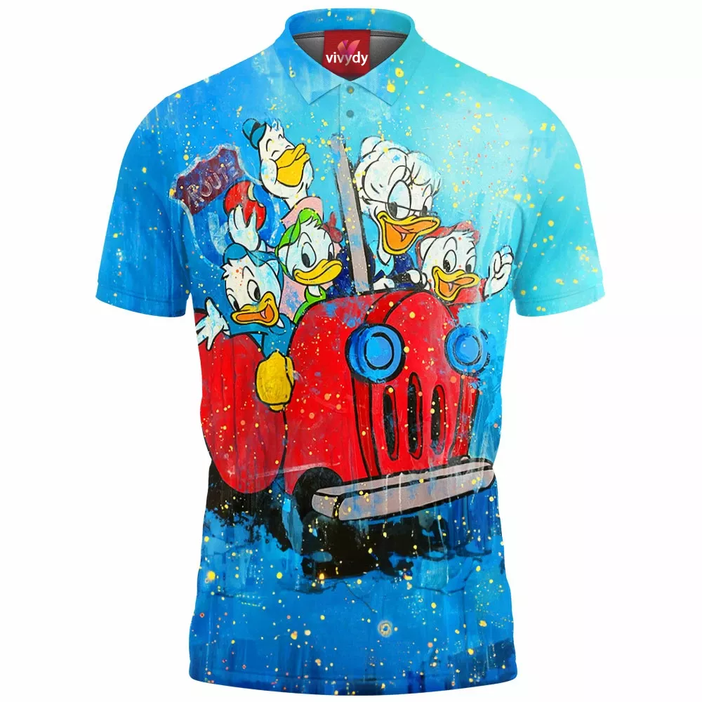 Animated Duck Polo Shirt