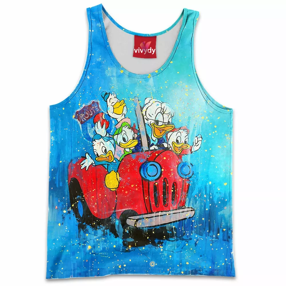 Animated Duck Tank Top