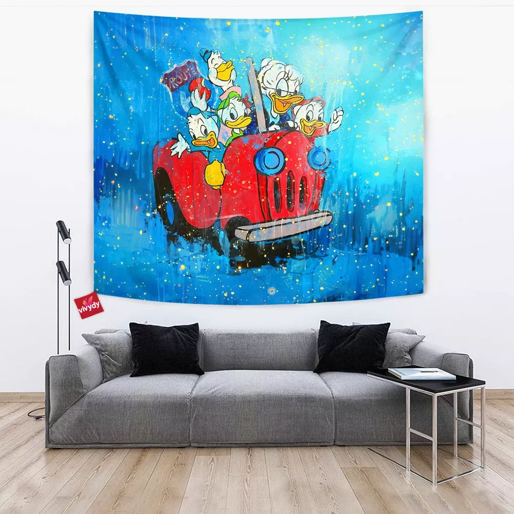 Animated Duck Tapestry