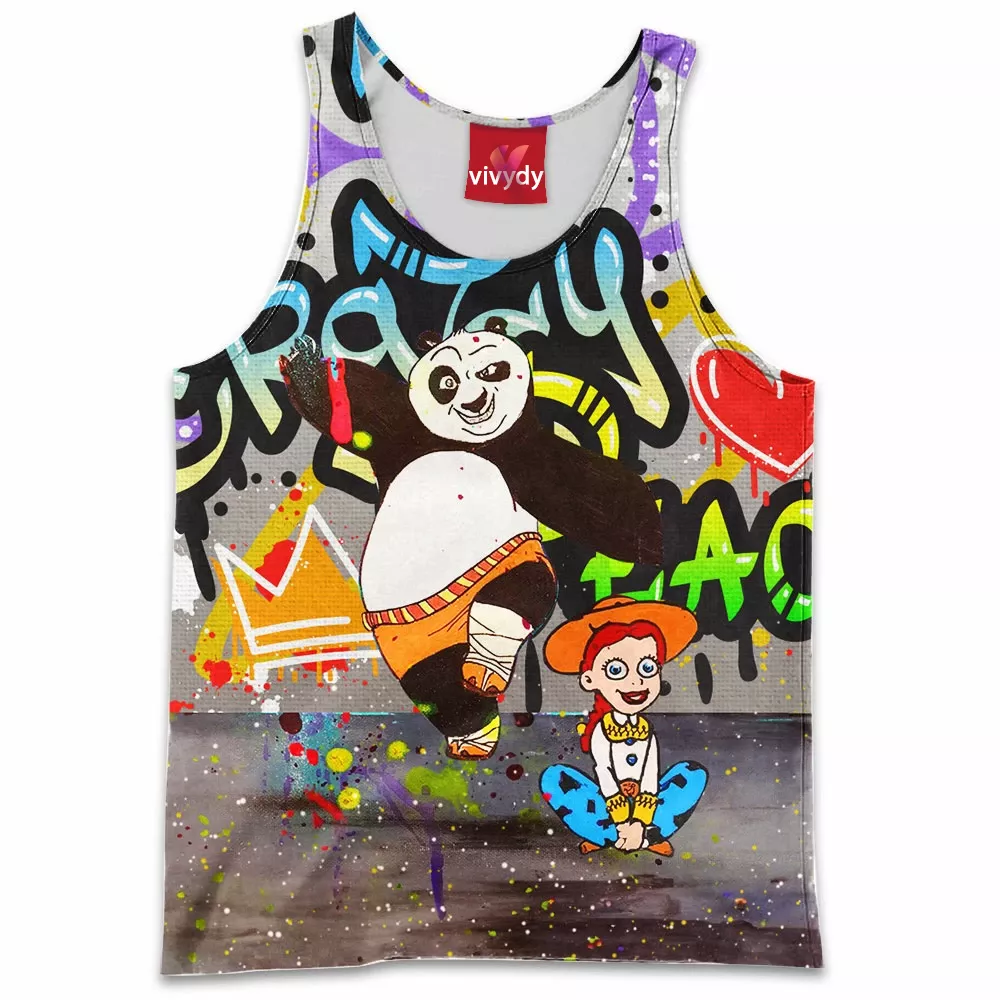 Panda Kung Fu Tank Top