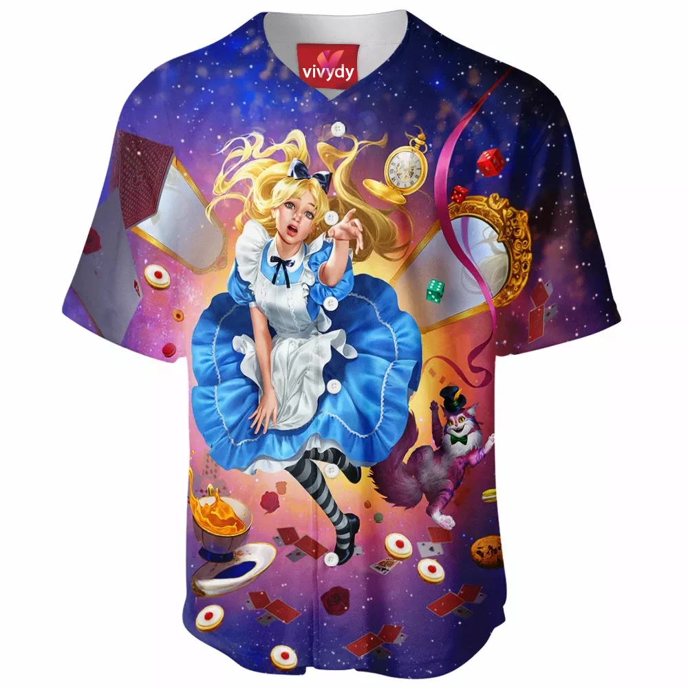 Alice in Wonderl Baseball Jersey