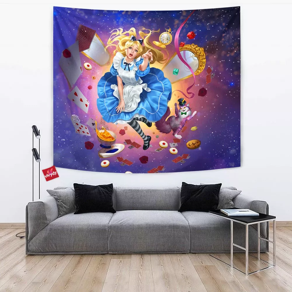 Alice in Wonderl Tapestry