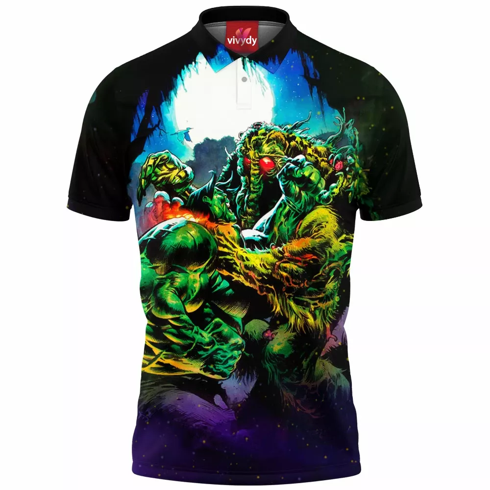 Hulk Man-Thing Polo Shirt