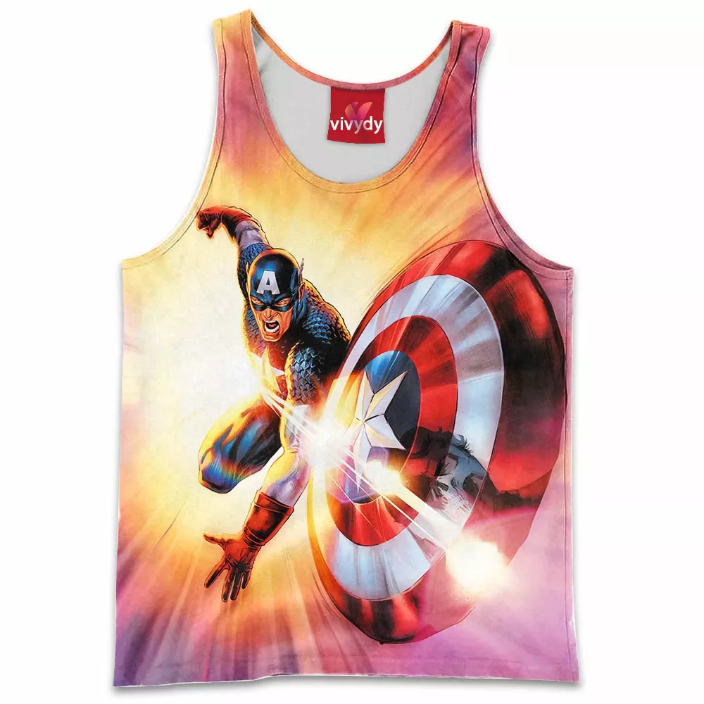 Captain America Tank Top