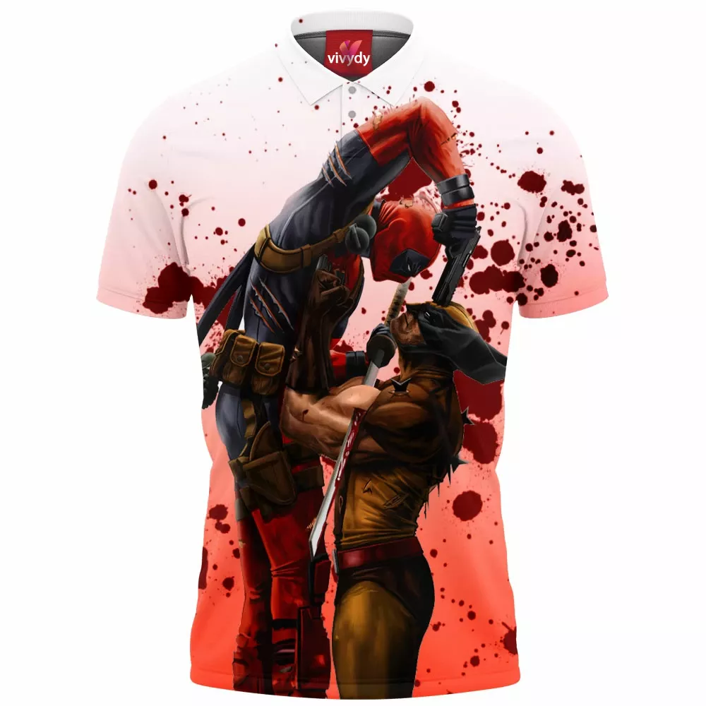 Wolverine Deadpool Polo Shirt