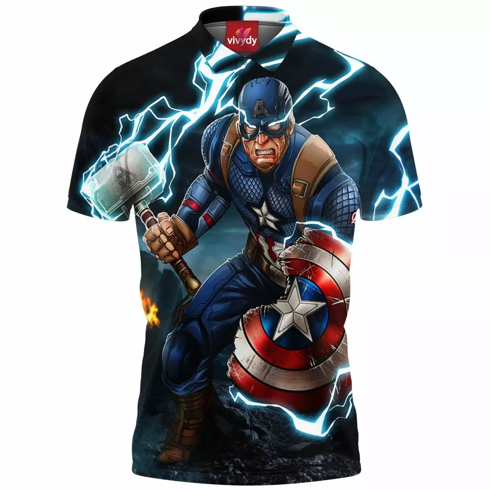 Captain America Polo Shirt