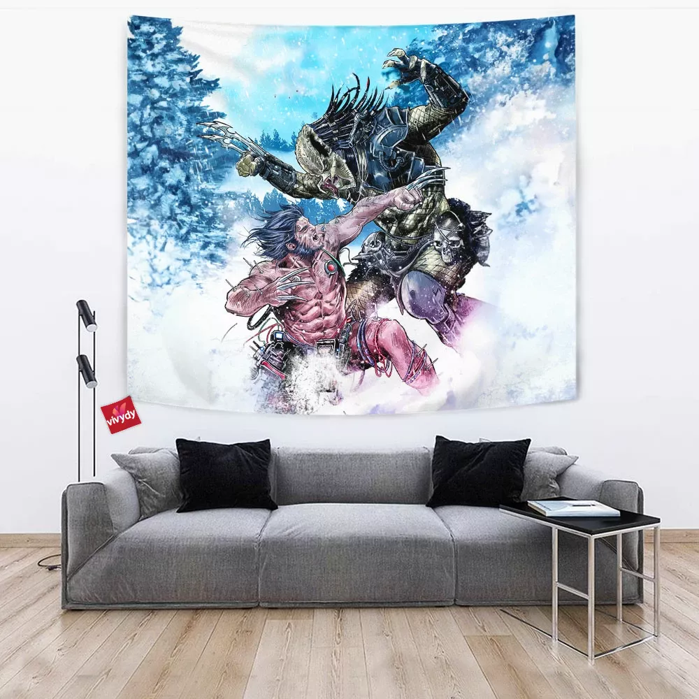 Wolverine Predator Tapestry