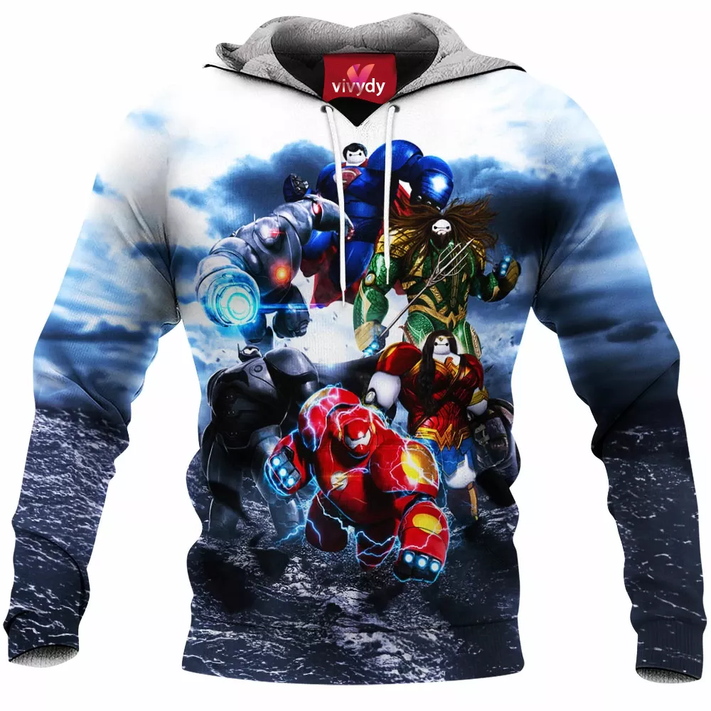 Baymax x Justice League Hoodie