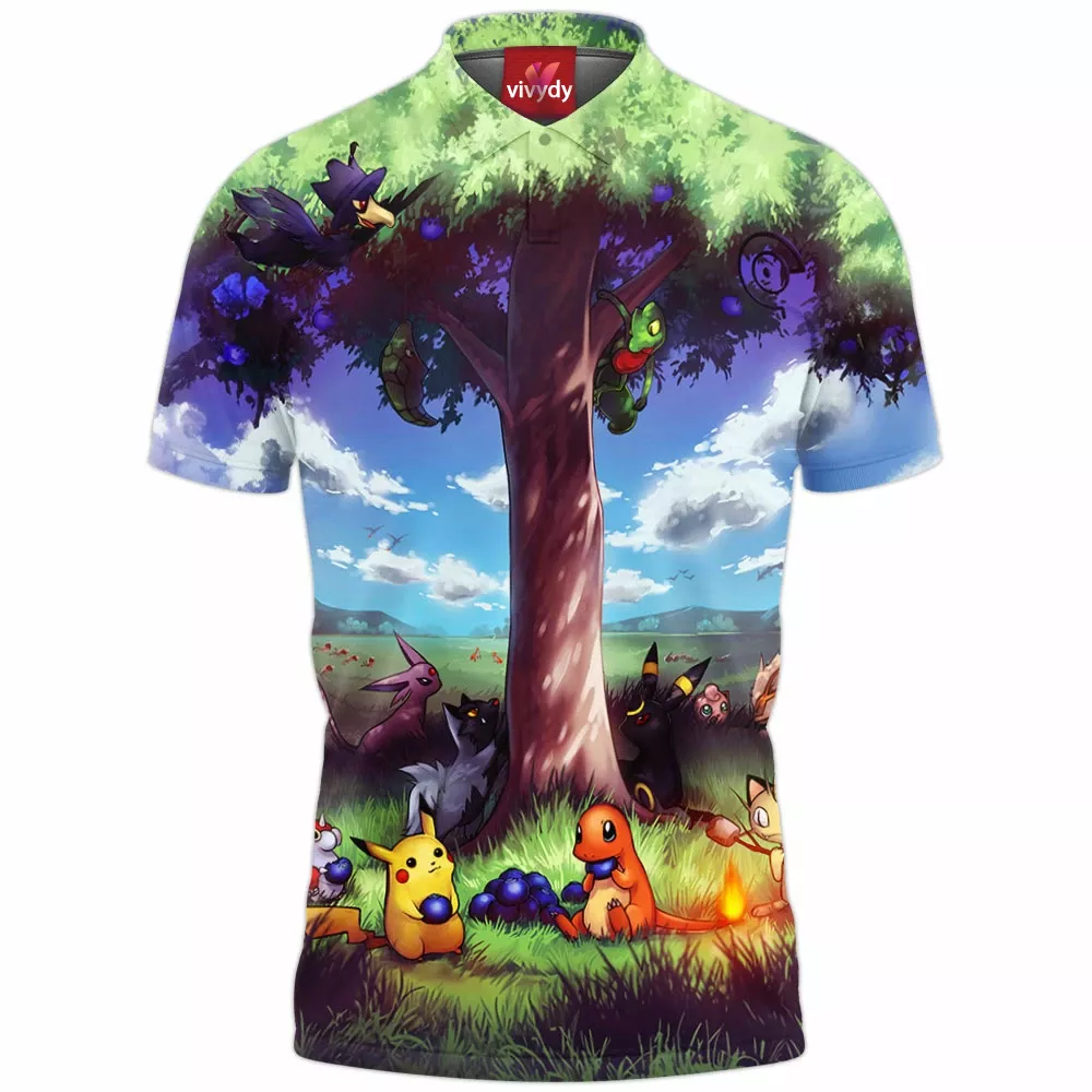 Party Pokemon Polo Shirt