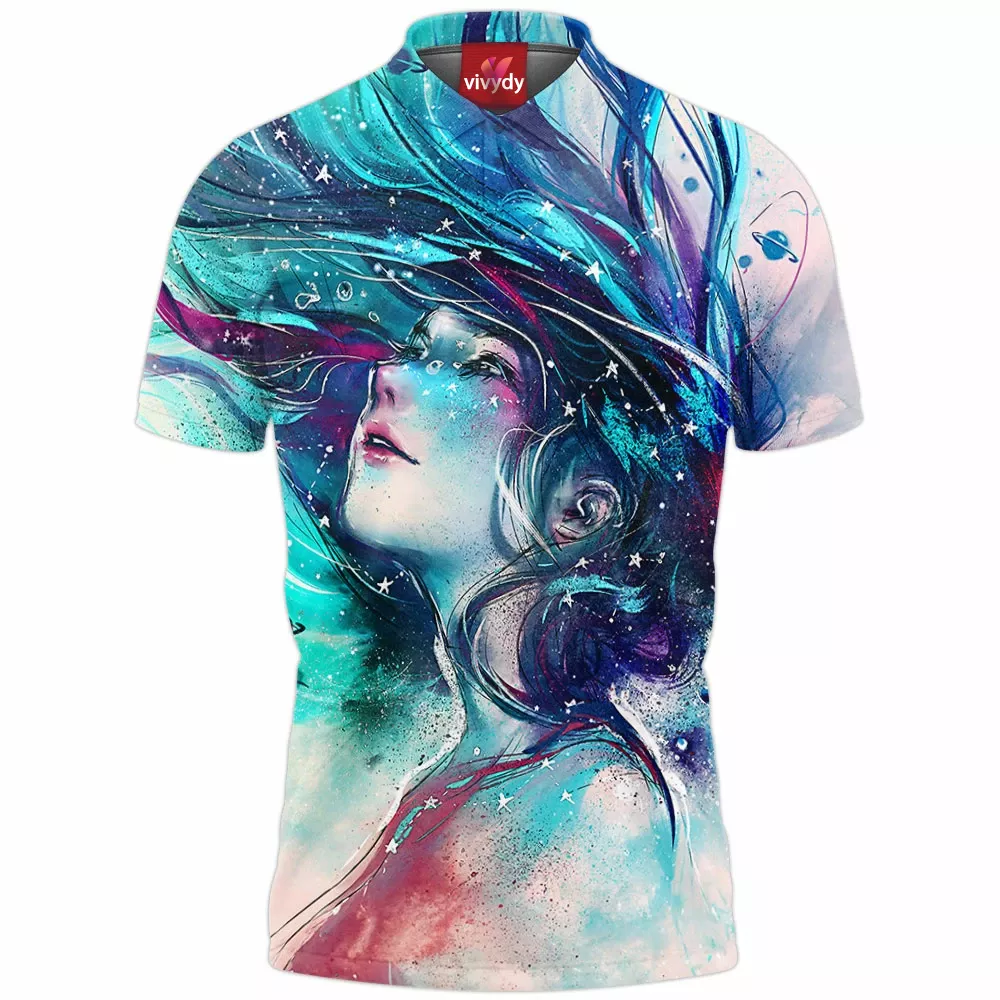 Galaxy Girl Polo Shirt