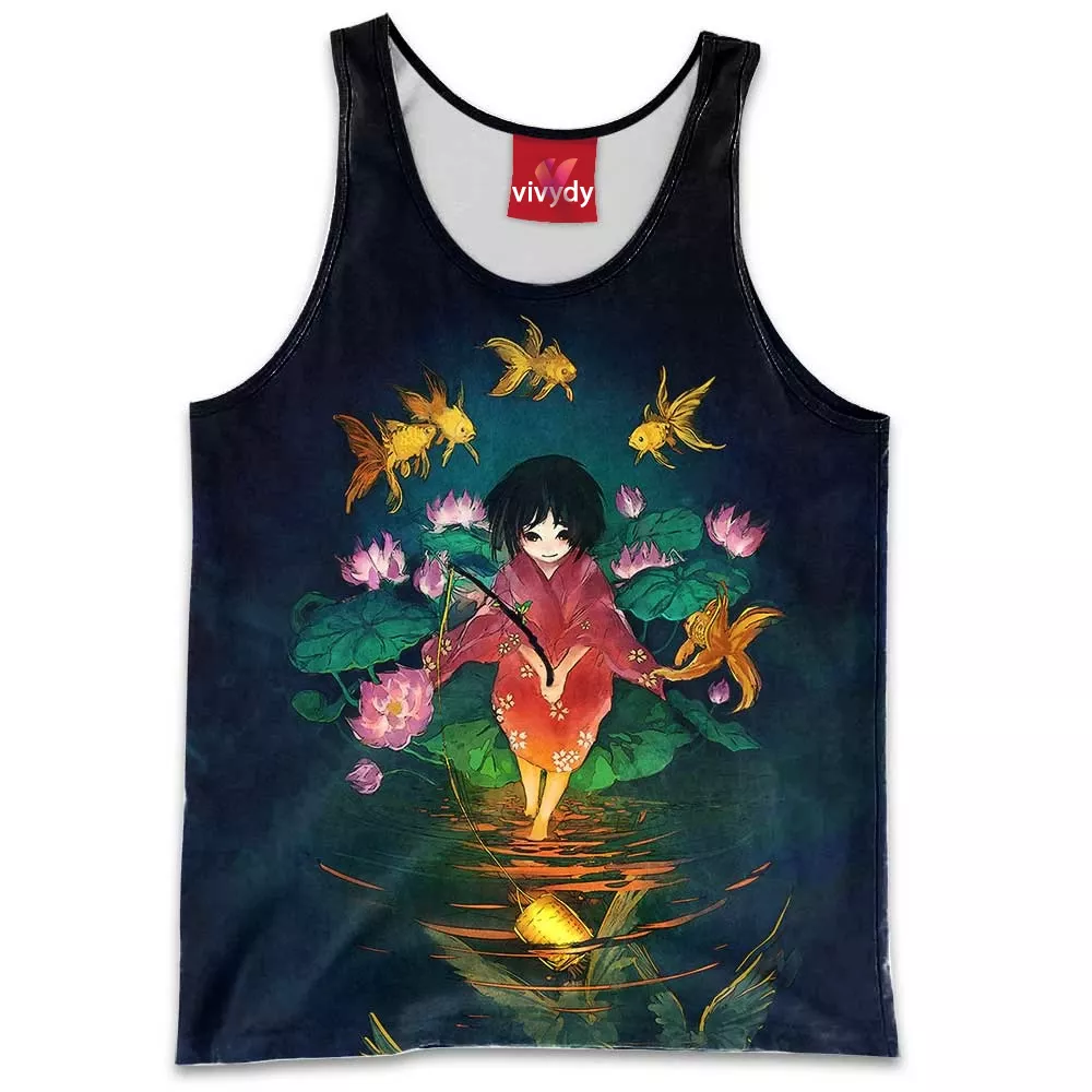 Fishing Birds Tank Top