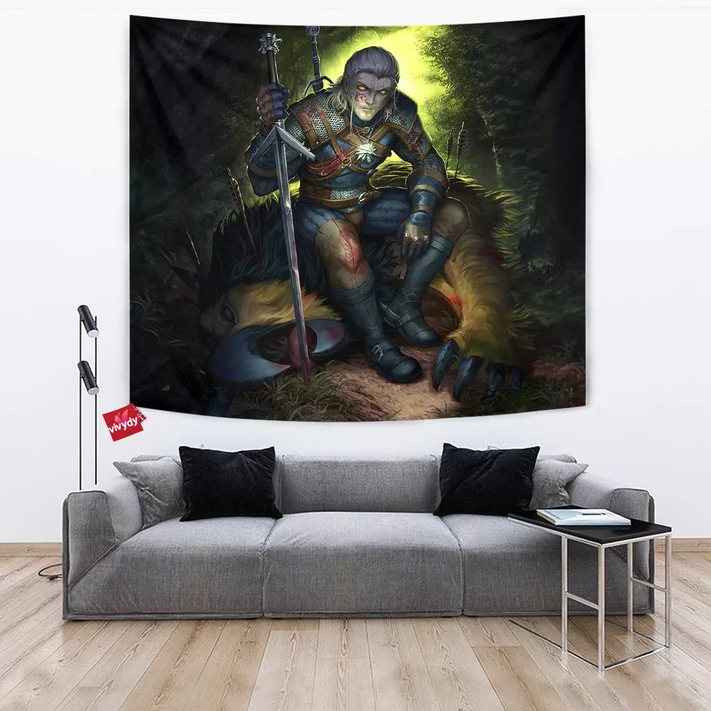 Geralt Of Rivia Tapestry