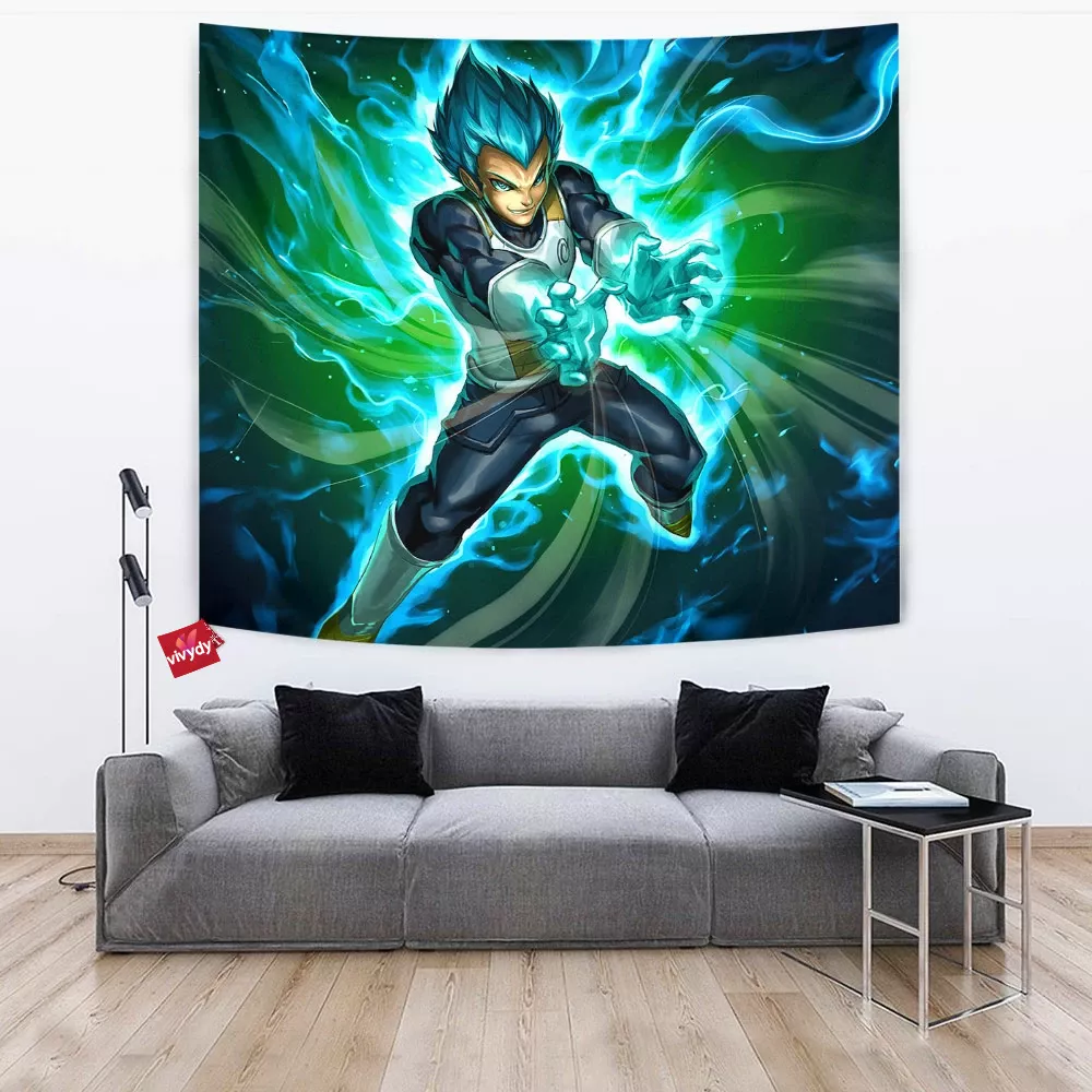 Blue Prince Vegeta Tapestry