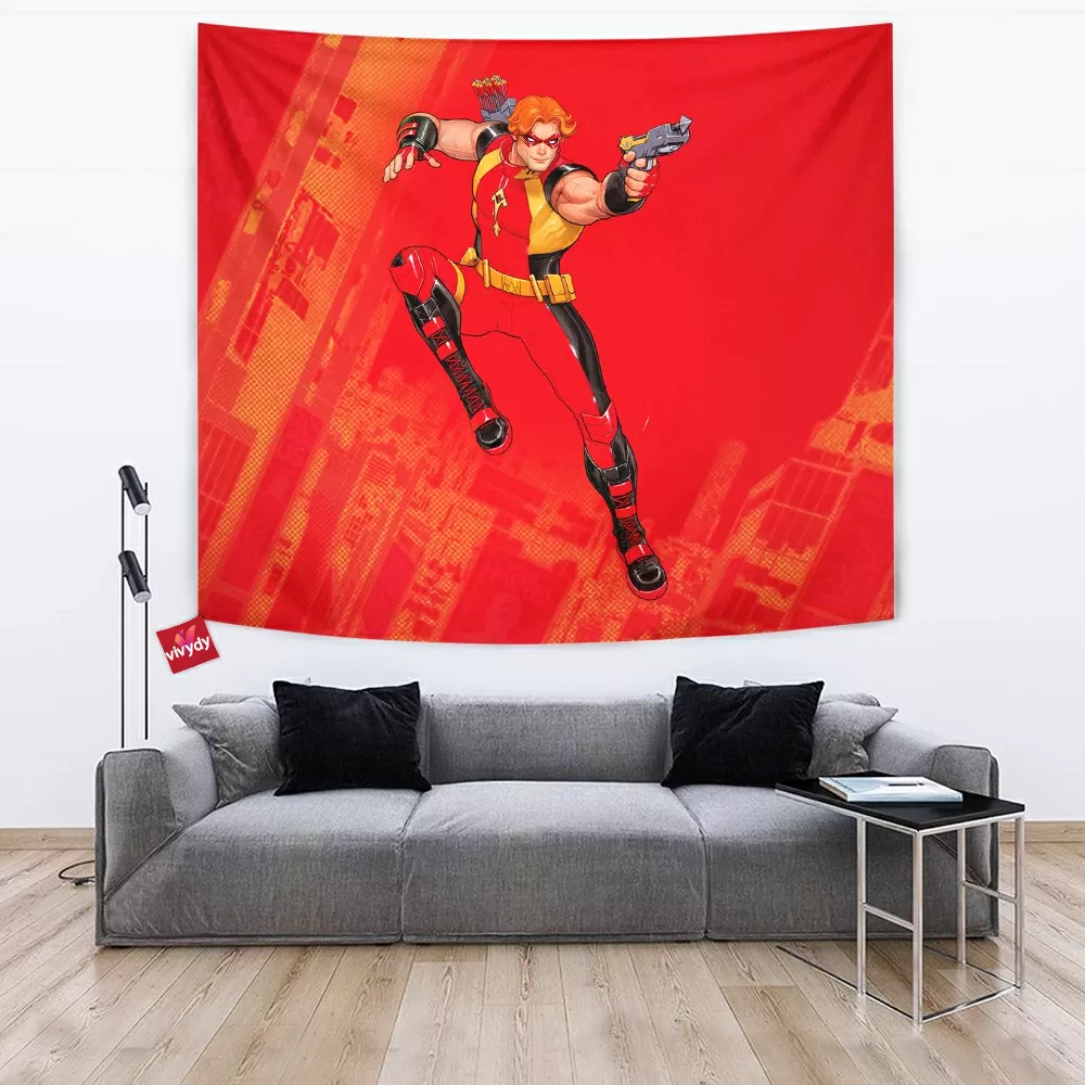 Red Arrow Comic Tapestry