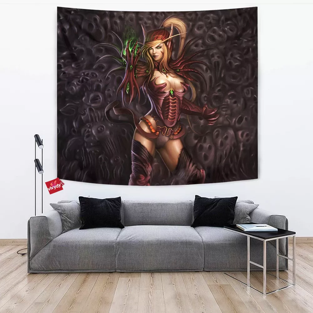 Valeera Sanguinar Warcraft Tapestry