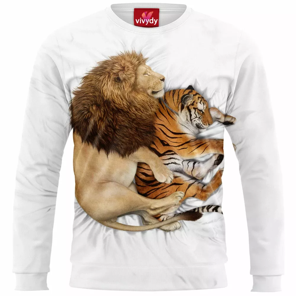 Lion And Tiger Sweatshirt