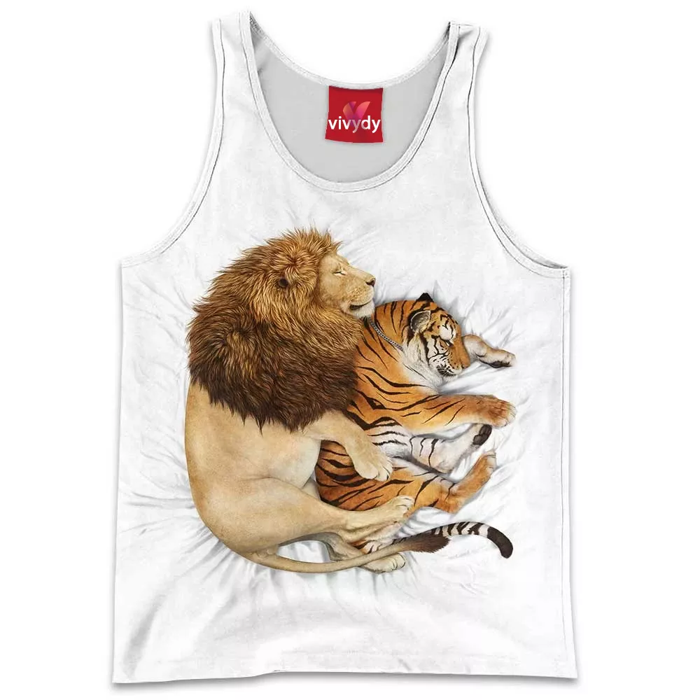 Lion And Tiger Tank Top