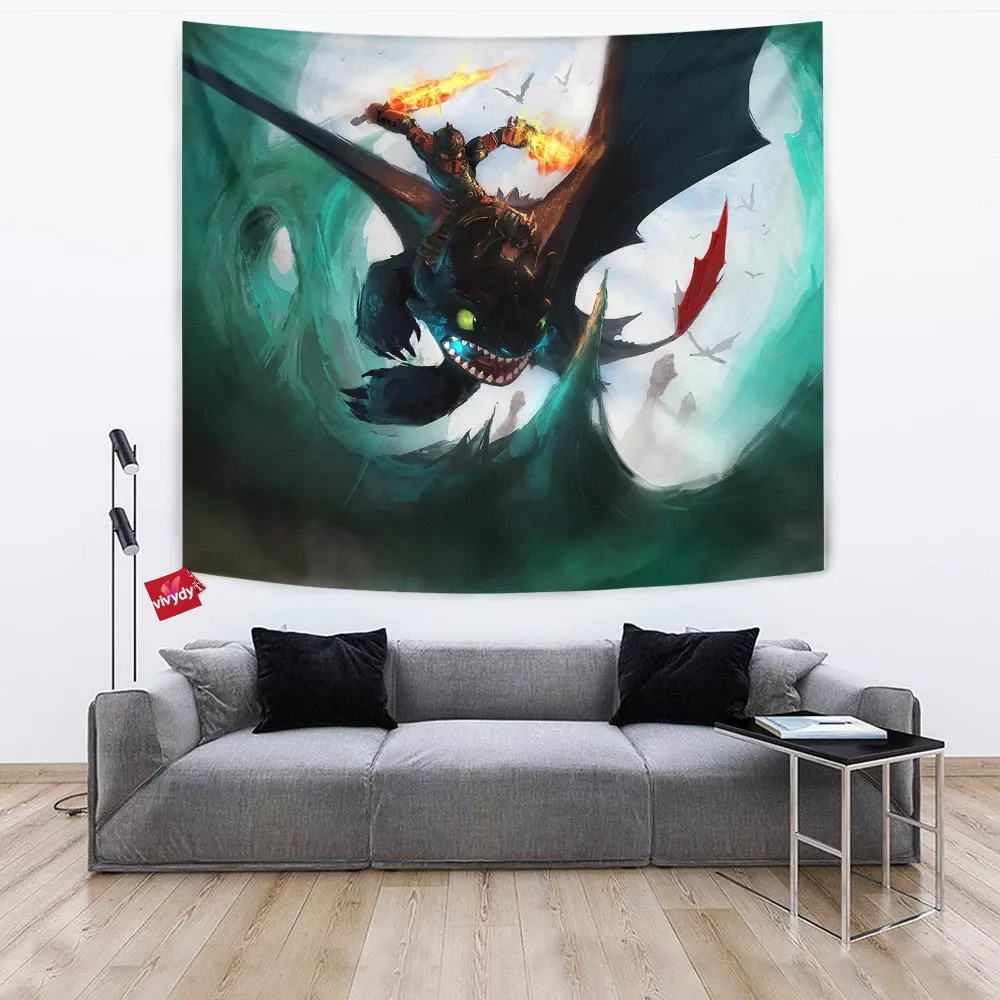 How To Train Your Dragon Tapestry