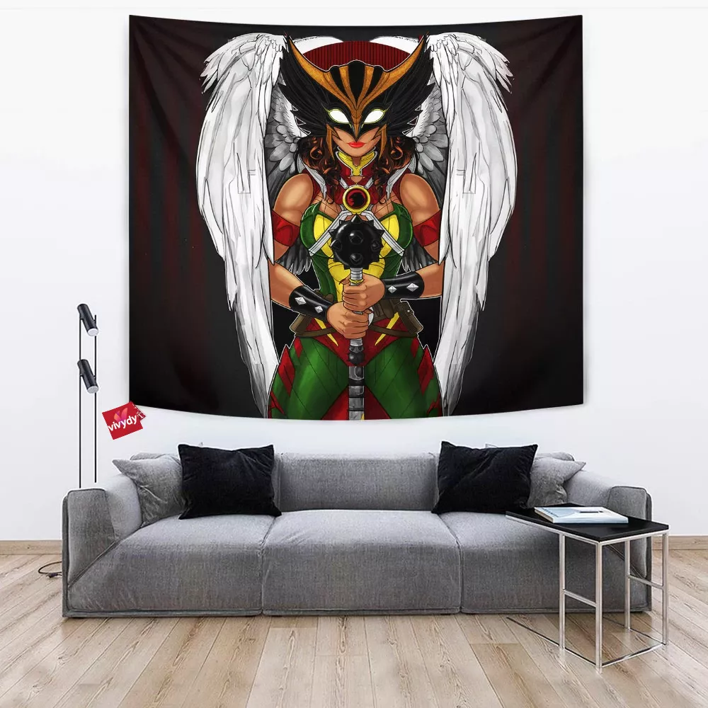 Hawkgirl Tapestry