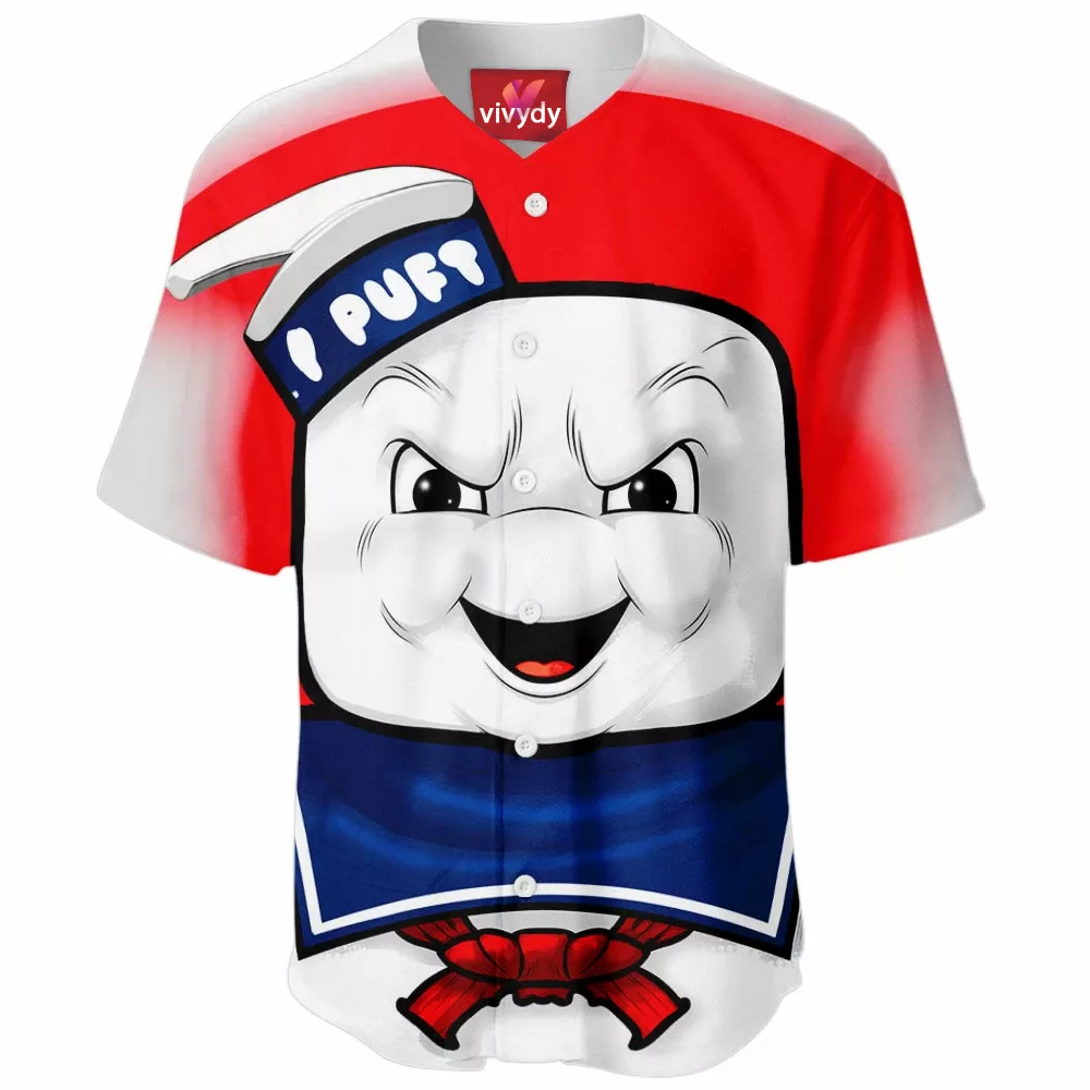 Stay Puft Marshmallow Man Baseball Jersey