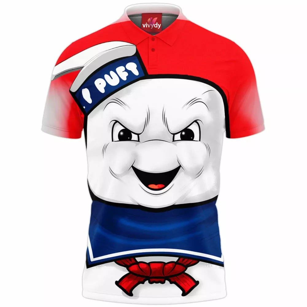 Stay Puft Marshmallow Man Polo Shirt