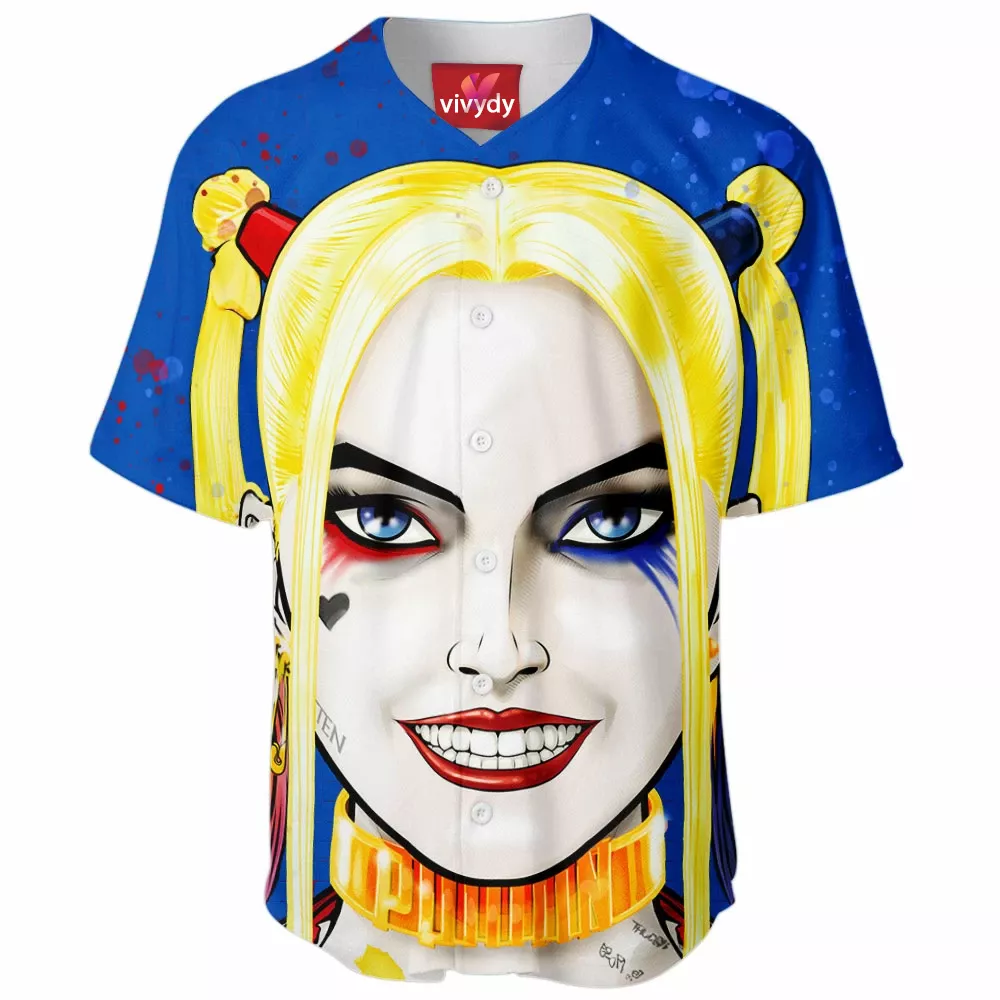 Harley Quinn Baseball Jersey