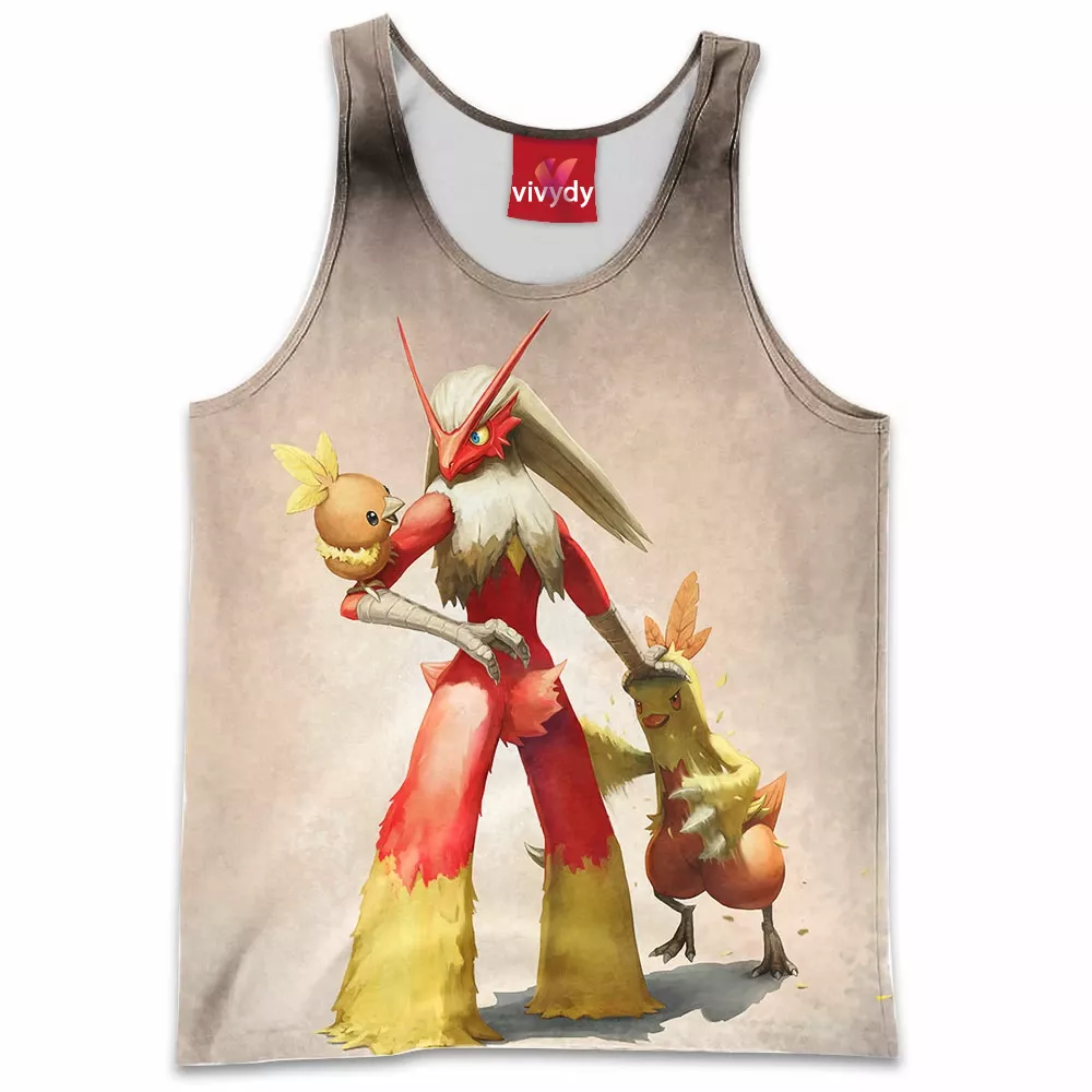 Torchic Combusken And Blaziken Tank Top