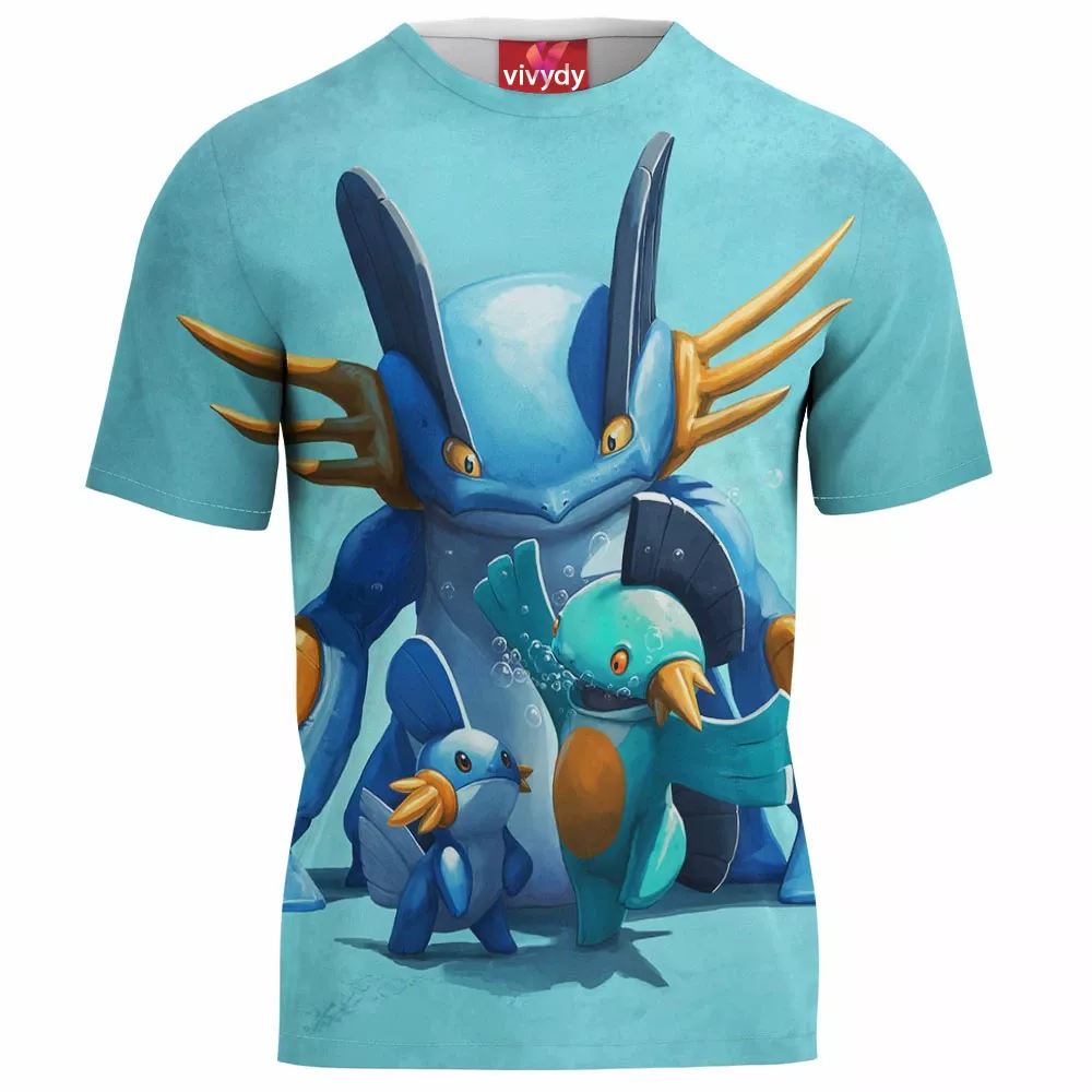 Mudkip Marshtomp And Swampert T-Shirt