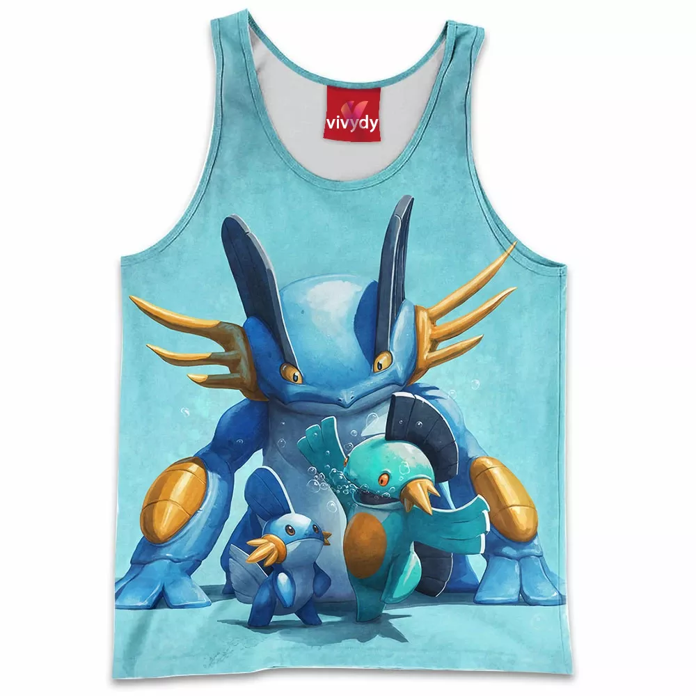 Mudkip Marshtomp And Swampert Tank Top