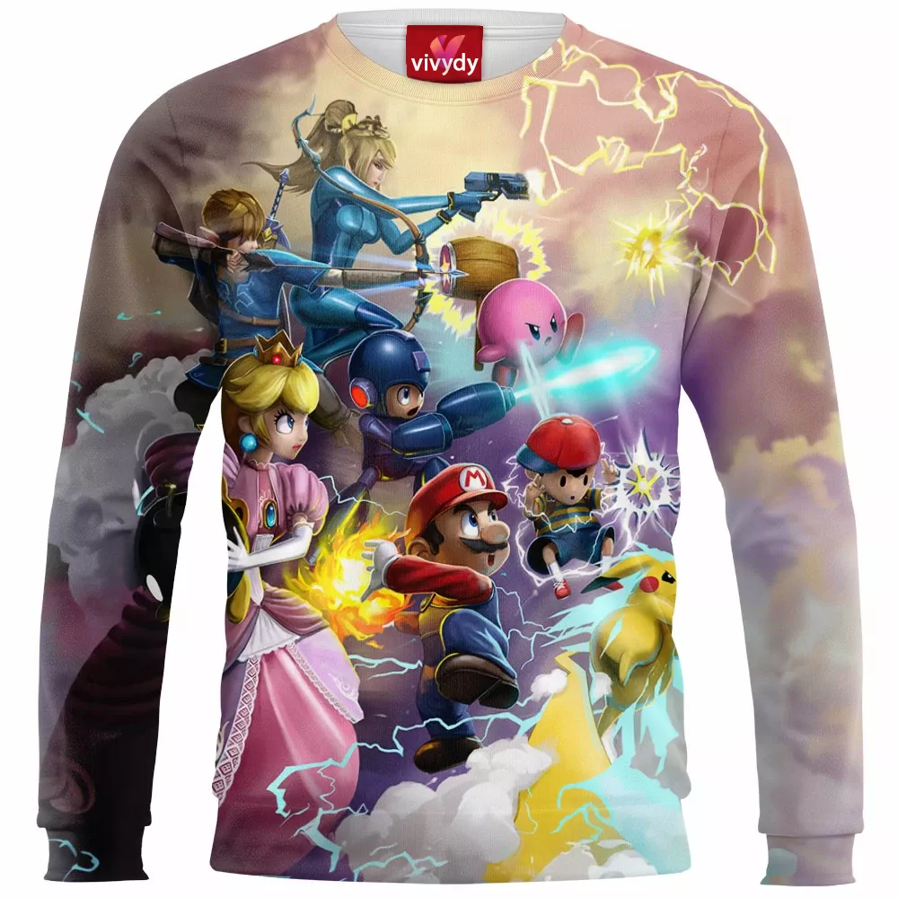 Mario Smash Bros Sweatshirt