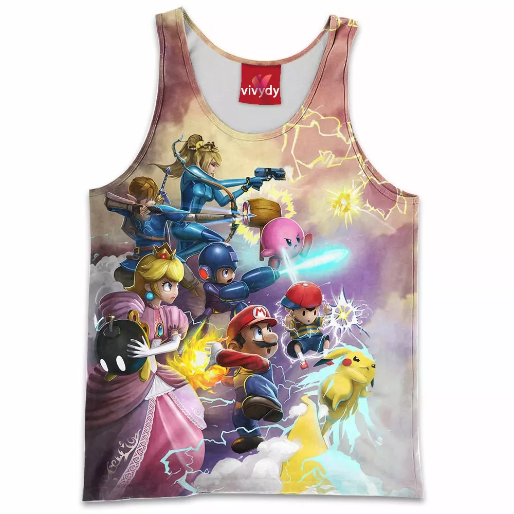 Mario Smash Bros Tank Top