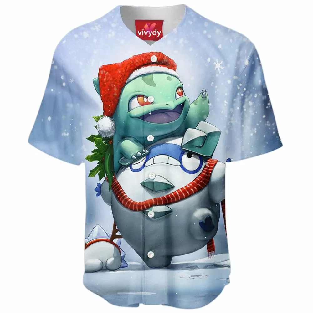 Bulbasaur Christmas Baseball Jersey