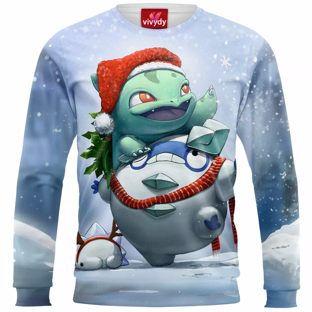 Bulbasaur Christmas Sweatshirt