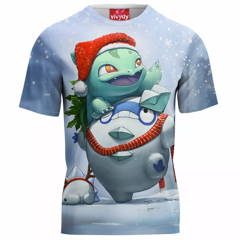 Bulbasaur Christmas T-Shirt