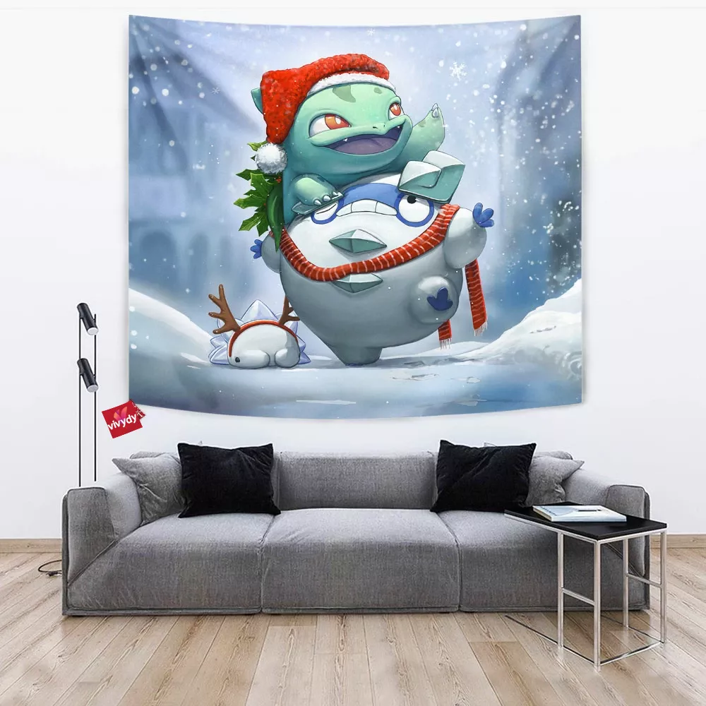 Bulbasaur Christmas Tapestry