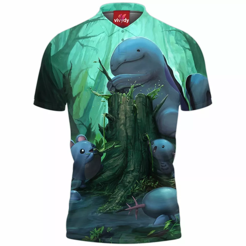 Swamp Pokemon Polo Shirt