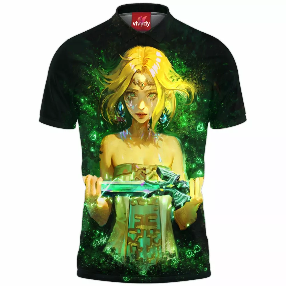 The Legend Of Zelda Tears Of The Kingdom Polo Shirt