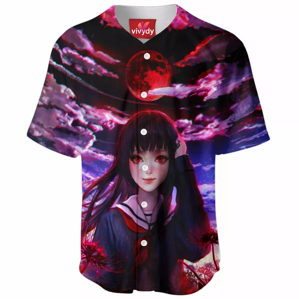 Ai Enma Hell Girl Baseball Jersey