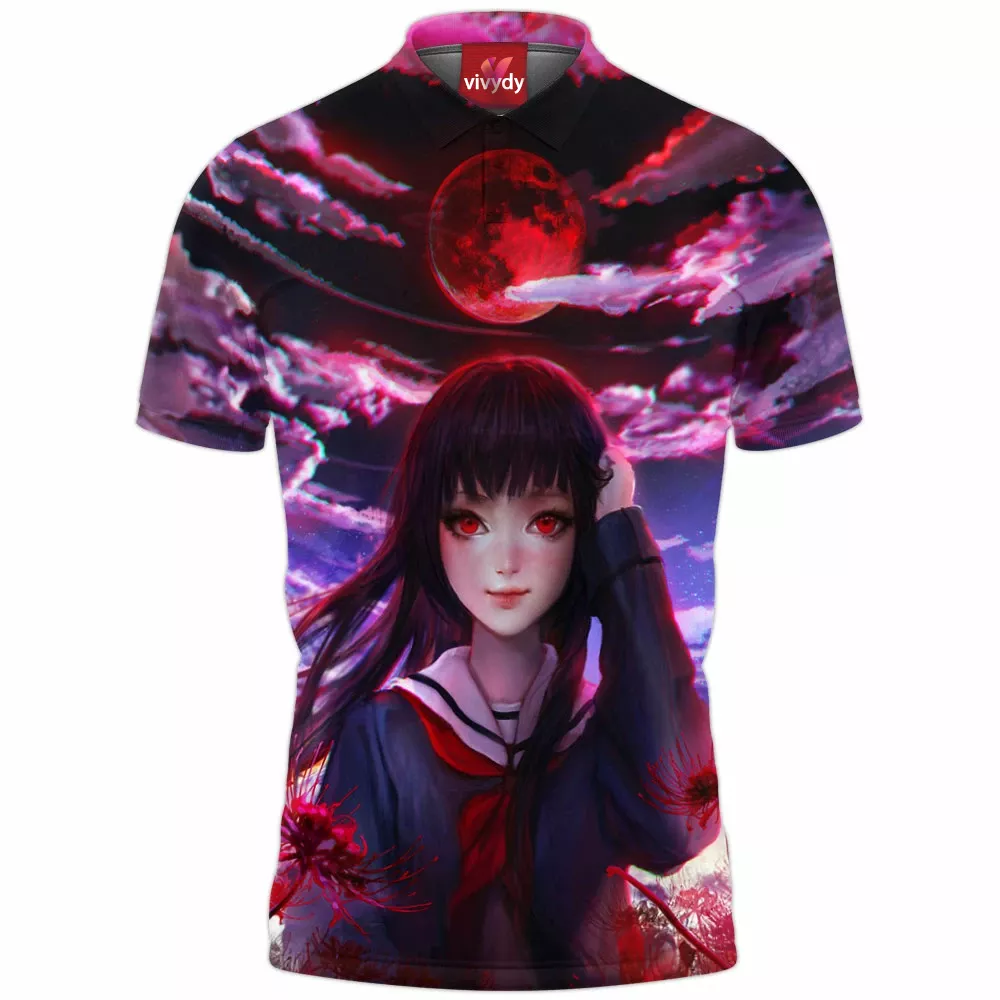 Ai Enma Hell Girl Polo Shirt