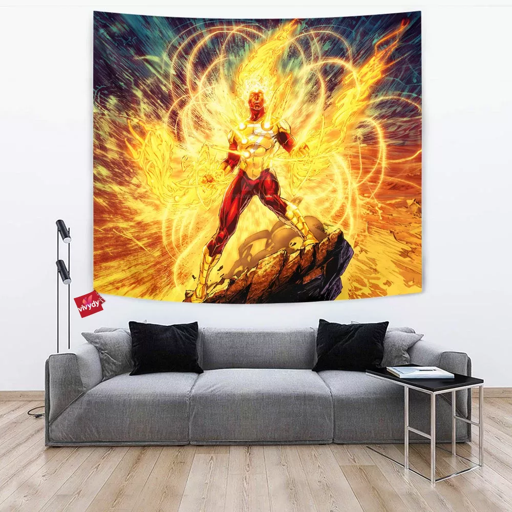 Firestorm Comic Tapestry