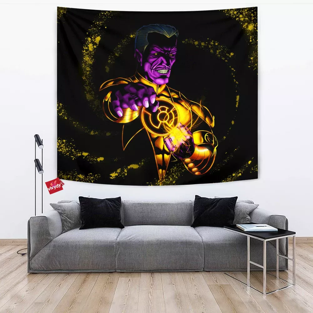 Yellow Lantern Tapestry