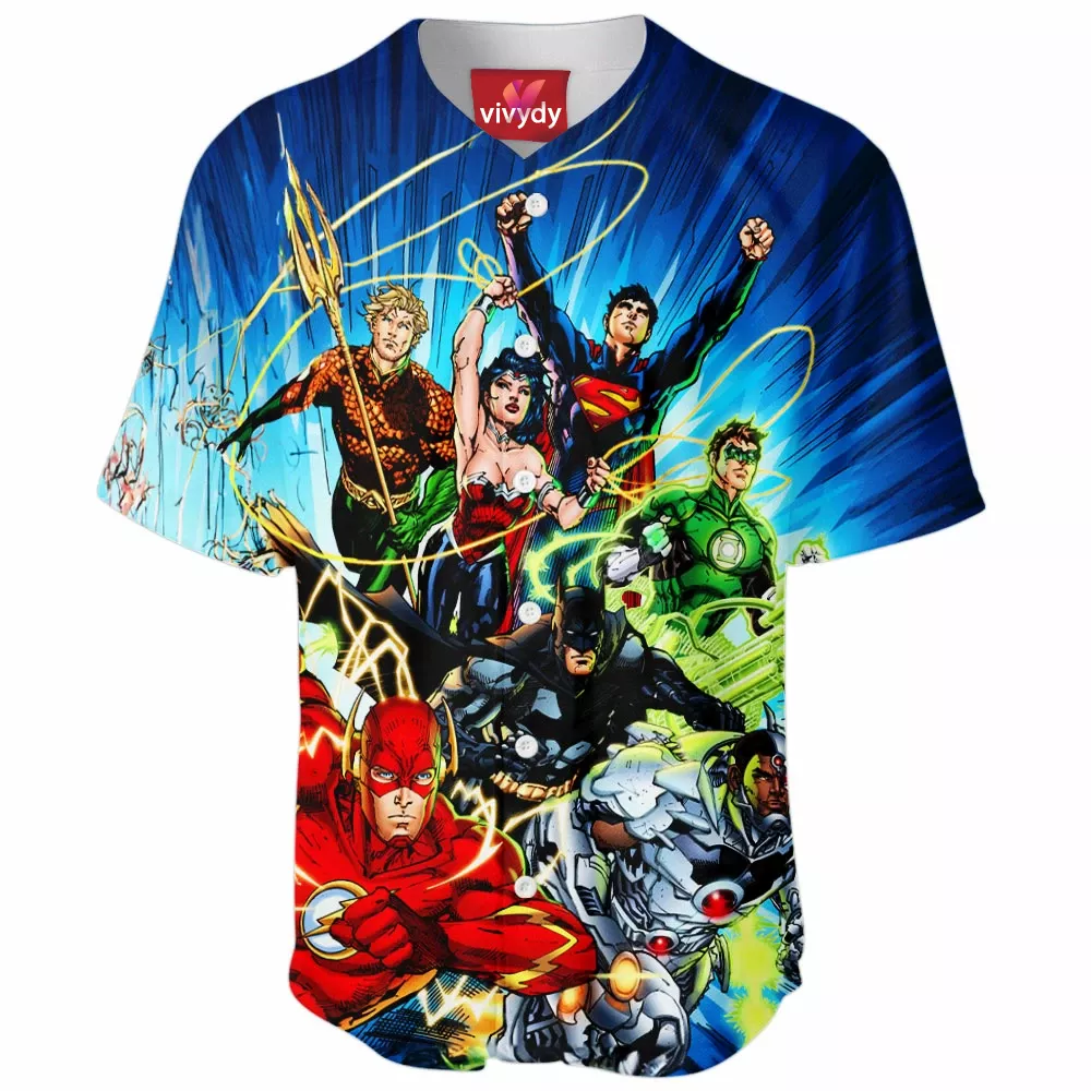 Justice League Baseball Jersey