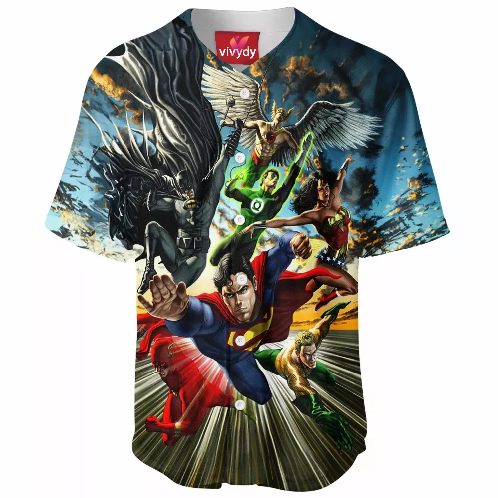 Justice League Baseball Jersey