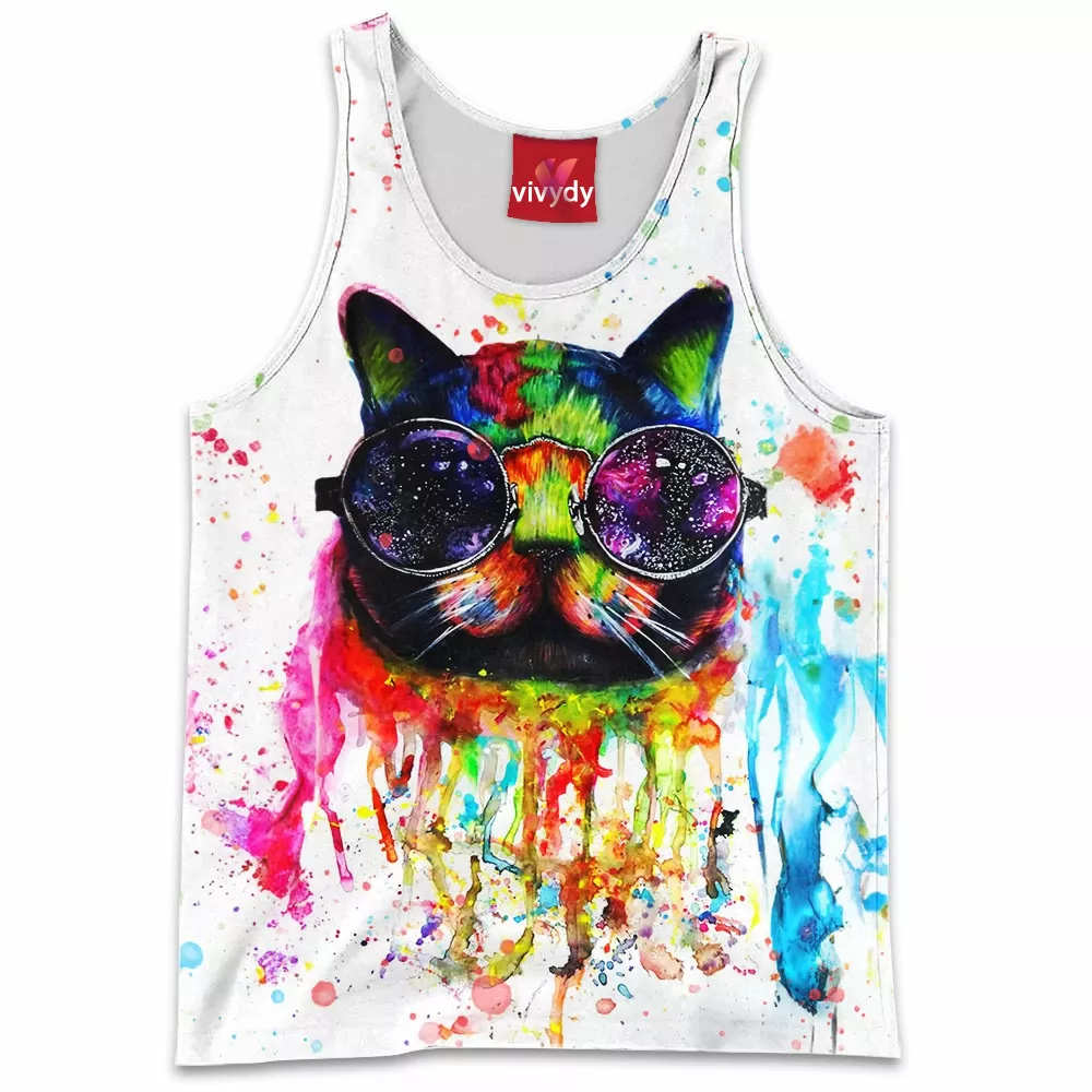 Space Cat Tank Top