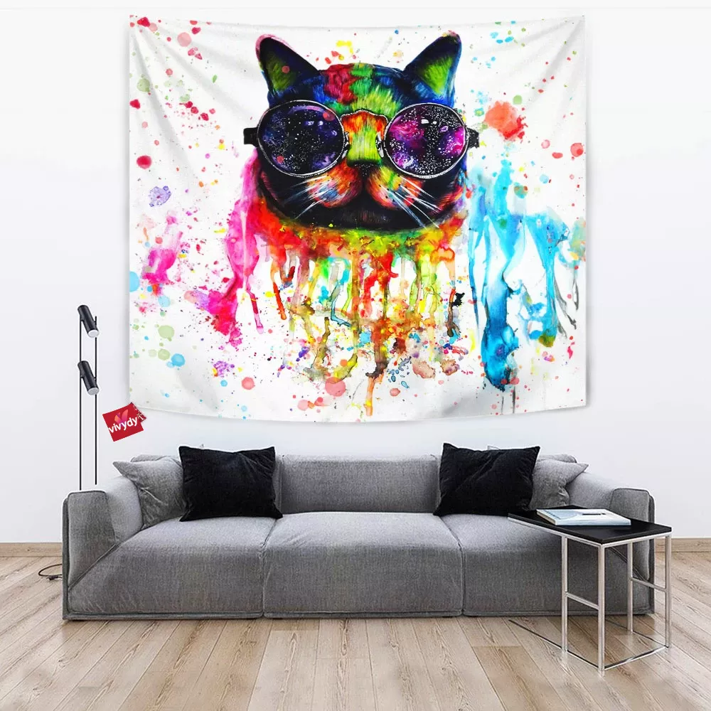 Space Cat Tapestry