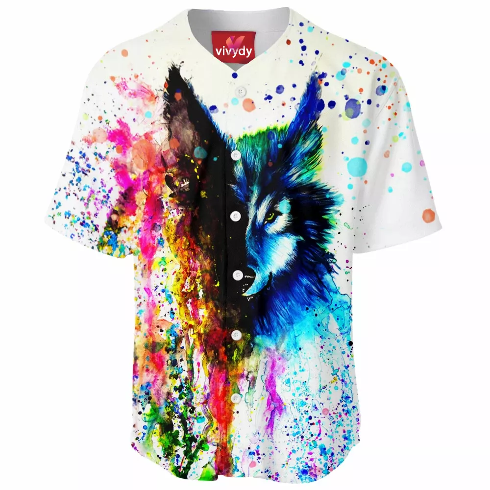 Space Wolf Baseball Jersey