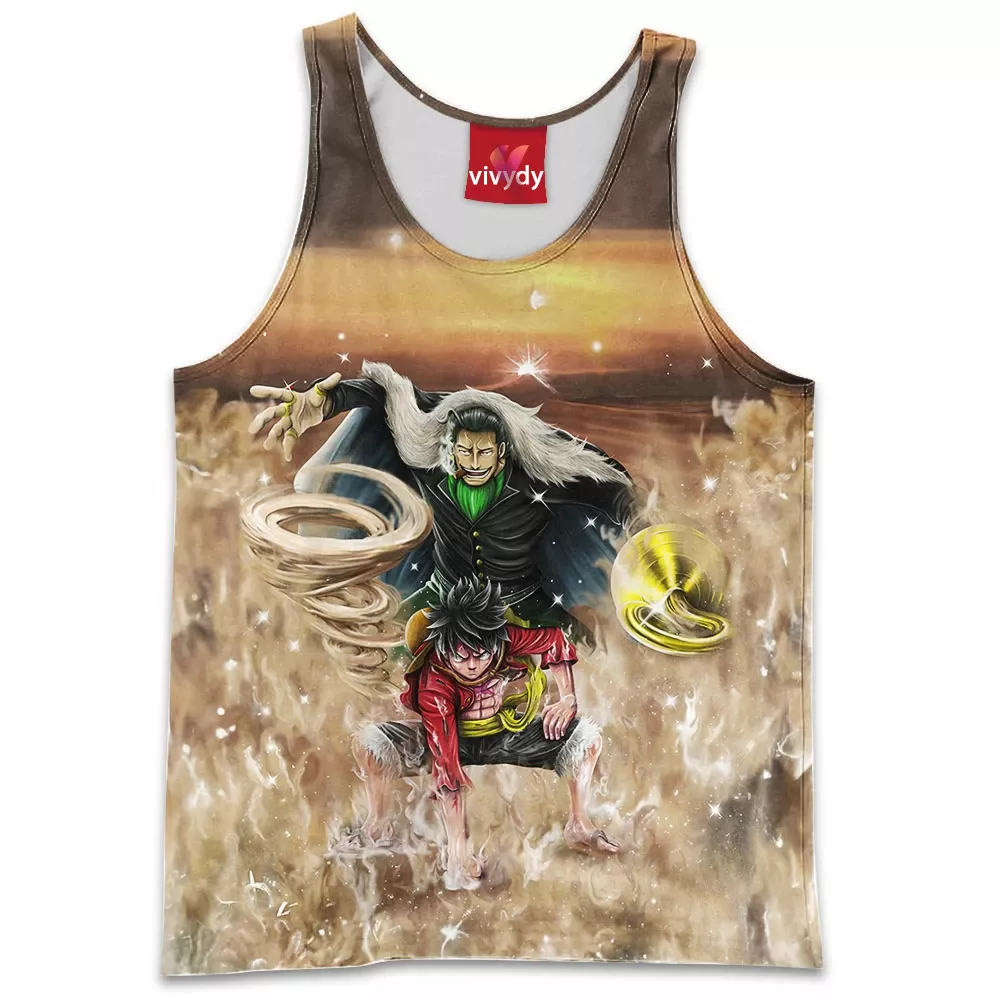 Sir Crocodile and Luffy Tank Top