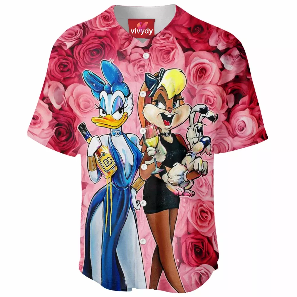 Daisy Duck Lola Bunny Baseball Jersey